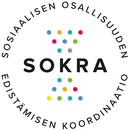 Sosiaalisen osallisuuden edistämisen koordinaatiohankeen Sokran logo